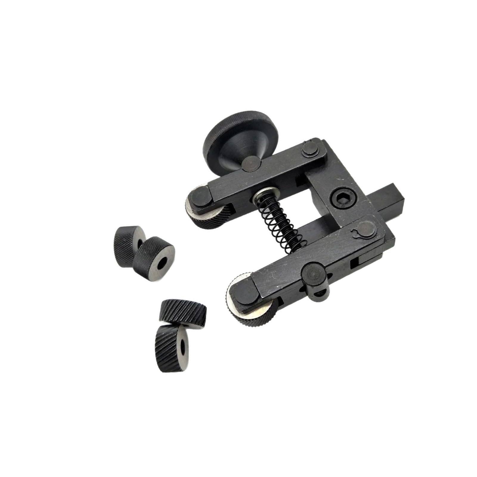 10mm Shank Metal Lathe Tool 9mm Width Rollers Accurate Alignment for Industrial Finish Texturing Projects Aluminum Alloy Knurling Wheel