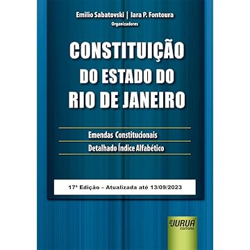 Capa do livro Constituição do Estado do Rio de Janeiro