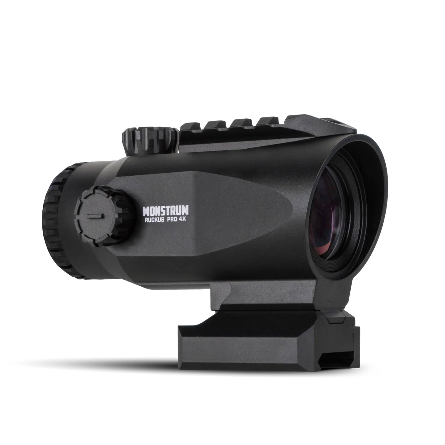 Monstrum Ruckus Pro Prism Scope with Piggyback Mount and Shake Awake | BDC Reticle
