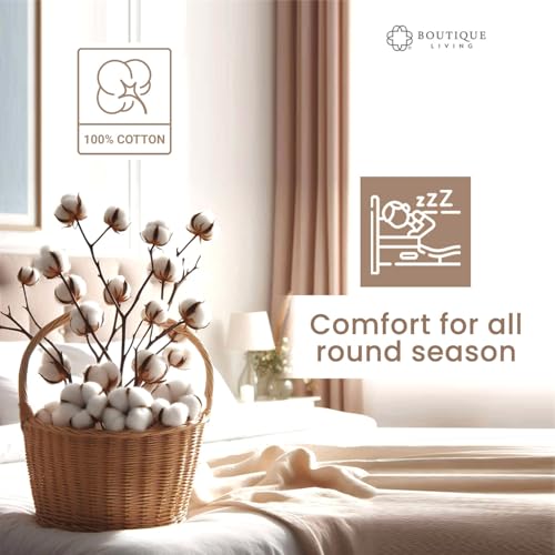 Image of BOUTIQUE LIVING Luxe Loom Blooming Dales 100% Cotton 600 TC Grey Floral King Bedding Set