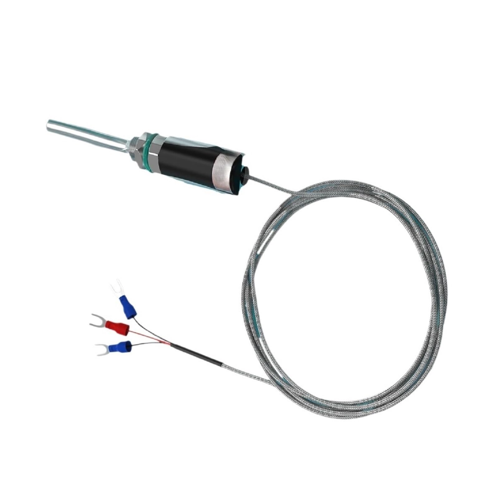 Sensor de temperatura impermeable de acero inoxidable Sensor de temperatura de superficie de termopar(PT100 500MM)
