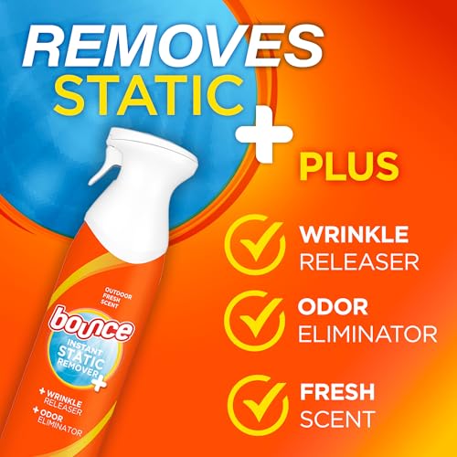image for Bounce Anti Static Spray, 3 in 1 Instant Anti Static Spray & Instant W