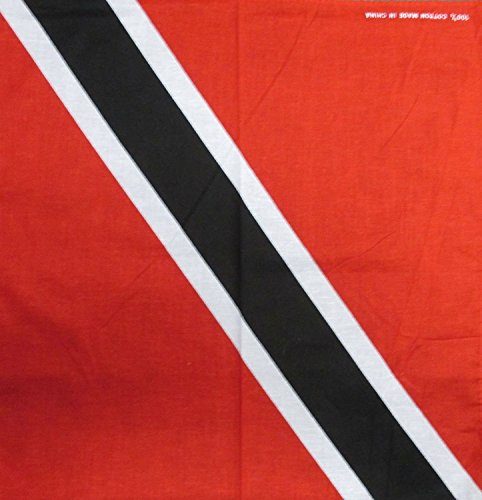 2pcs. Trinidad & Tobago flag,FLAG Trinidadian Bandana LARGE SIZE: 22 X 22