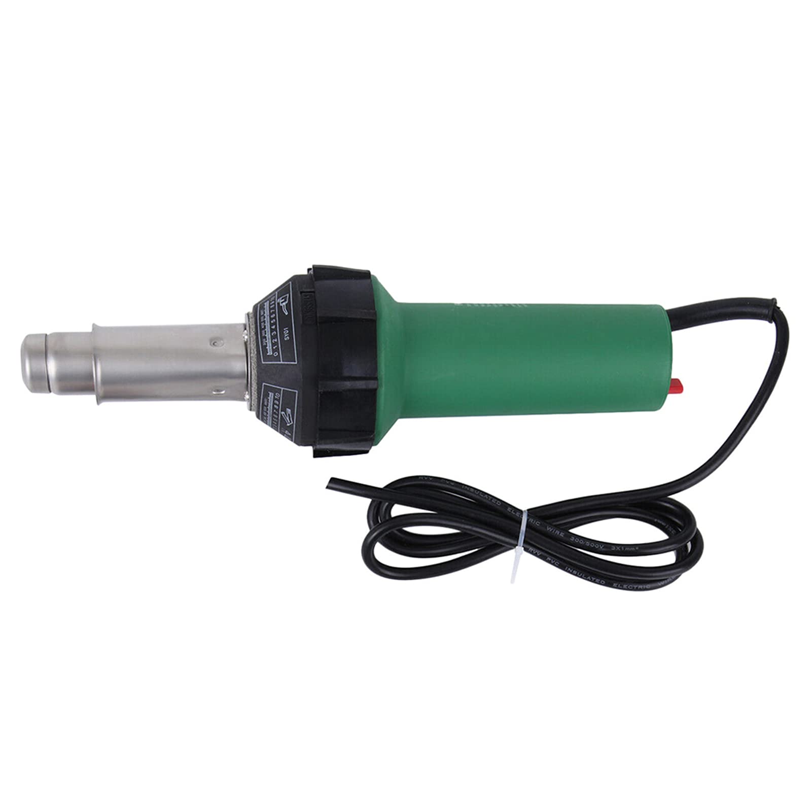 GoolRC 1600W Hot Air Welding Machine Kit Plastics Heat-Welders Tools Set with Welding Speed Nozzle & Roller Rod