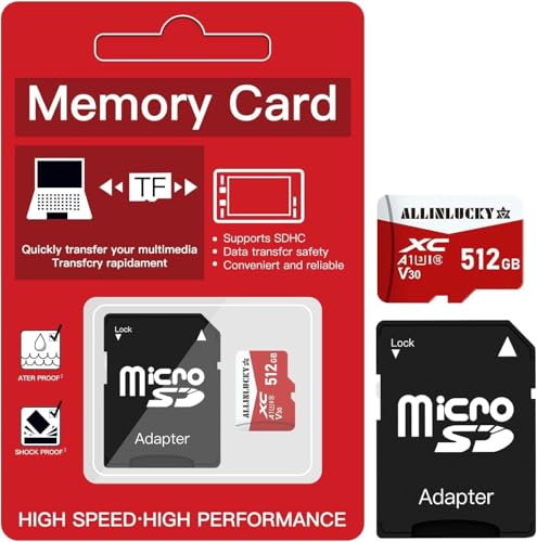 ALLINLUCKY 512GB micro sdカード の商品画像 6