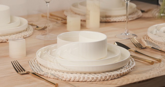 Amazon.com | TheTerra Ceramic Dinnerware Sets for 4, 12 Pieces