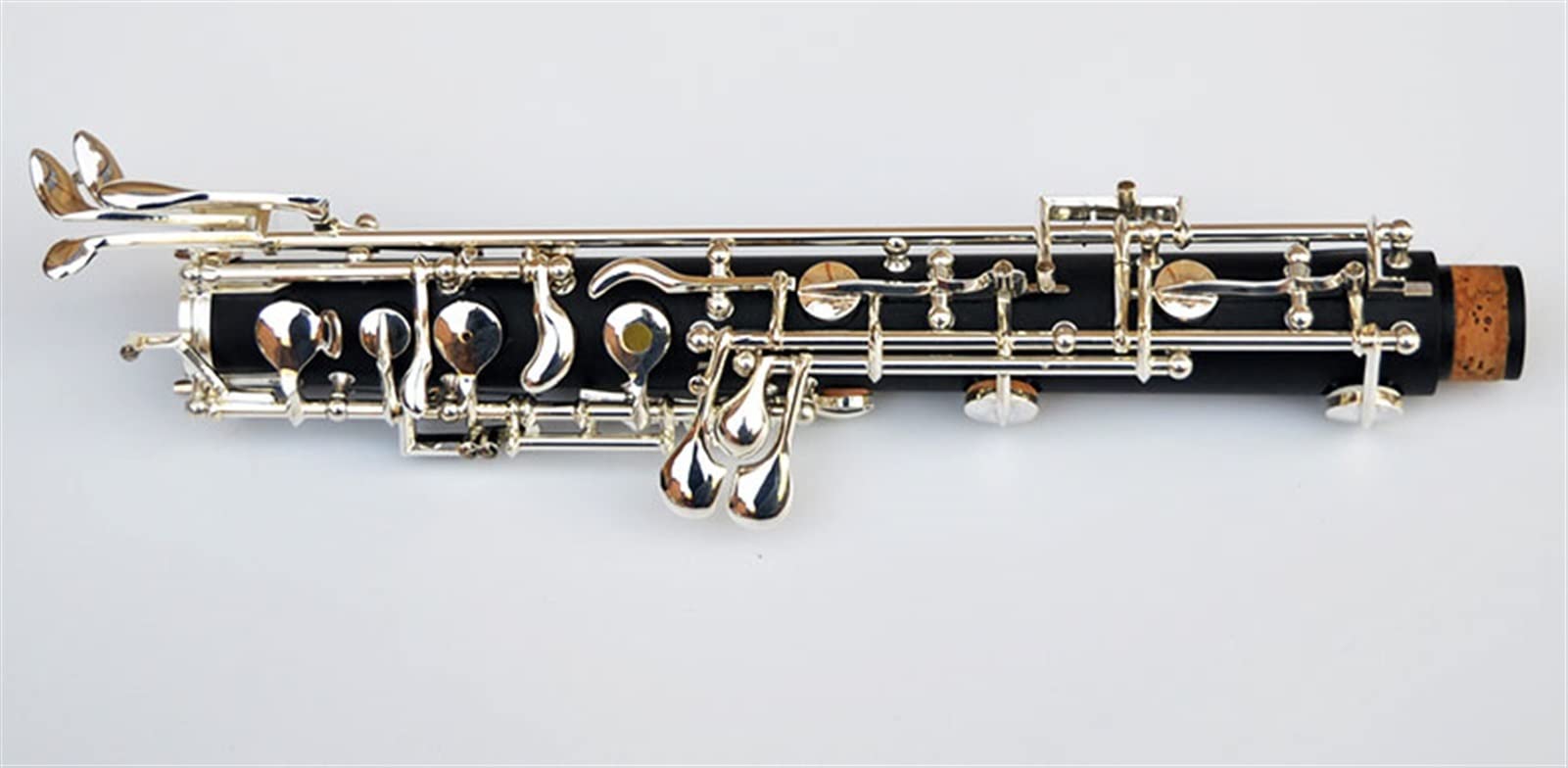 Strumento Oboe Professionale C Key Oboe Semi-Automatico Stile Cupronickel Placcato Argento Completamente Automatico Oboe Principiante di Oboe (Color : Fully-Automatic)