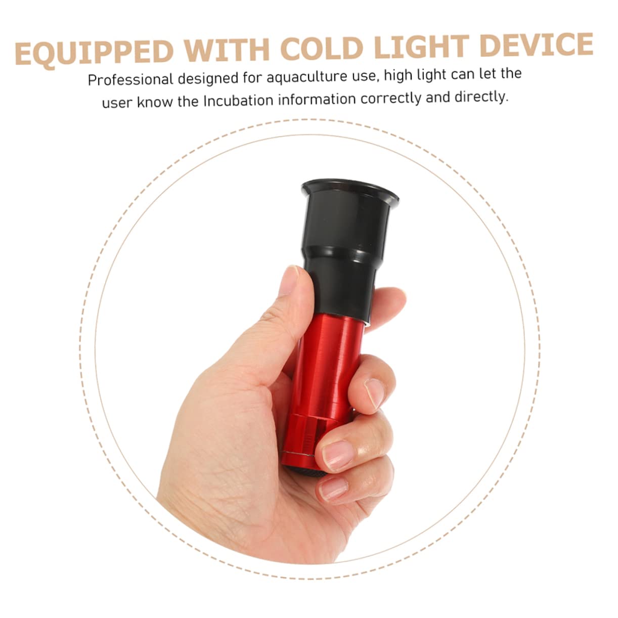 SUPVOX Egg Incubation Accessory Egg Candler Tester Lamp for Chicken Eggs Cold Light Portable Egg Tester