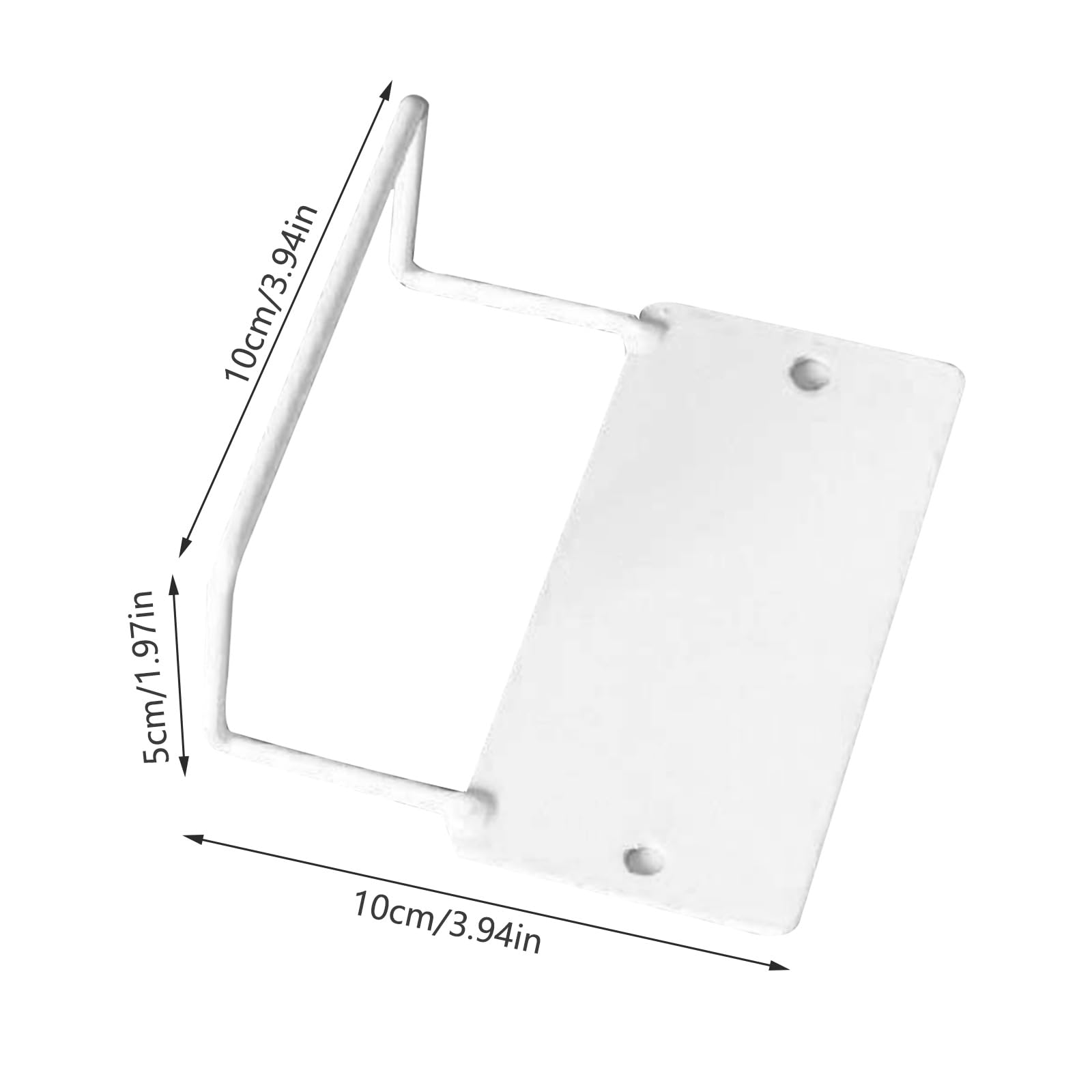 Soporte para colchón antideslizamiento de metal con tornillos y pegatinas adhesivas, tope de cama para colchón lateral, relleno de grietas para colchones, fácil instalación (4, blanco)