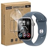 Sunyinice Lot de 4 films de protection d'écran en verre trempé pour Apple Watch Series 11 46 mm - Film de protection en verre trempé pour Apple Watch Series 10/11 46 mm - Film de protection souple en Sunyinice Lot de 4 films de protection d'écran en verre trempé pour Apple Watch Series 11 46 mm - Film de protection en verre trempé pour Apple Watch Series 10/11 46 mm - Film de protection souple en
