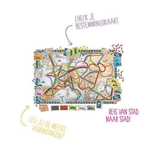 Ticket to Ride - Europe - Uitdagend Bordspel - Reis door Europa - Nederlandstalig - Voor de hele Familie - Taal: Nederlands - Image 4