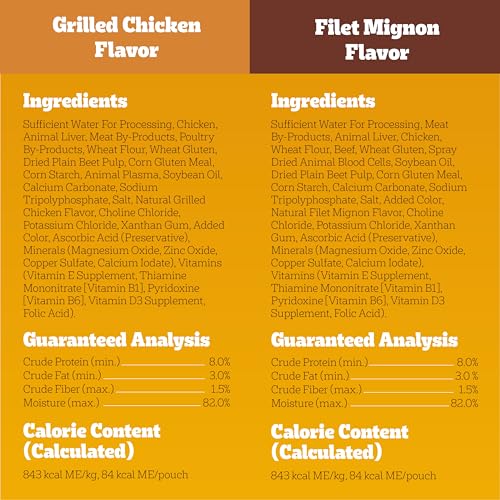 Image of Pedigree Choice Cuts Wet Dog Food Pouch, Grill Inspired, 3.5 oz, 18 Count