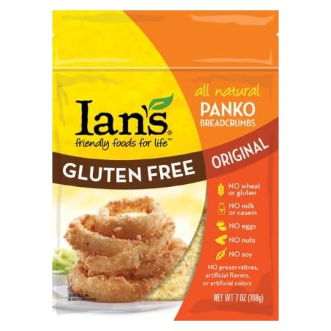 Ian's Natural Foods Panko Breadcrumbs Gluten Free Original -- 7 oz Each / Pack of 2 Cover