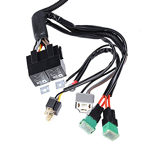 Anxingo L07-008-AAA-1 Dual High Low Beam Headlight Relay Wiring Harness H4 9003 thumb #3