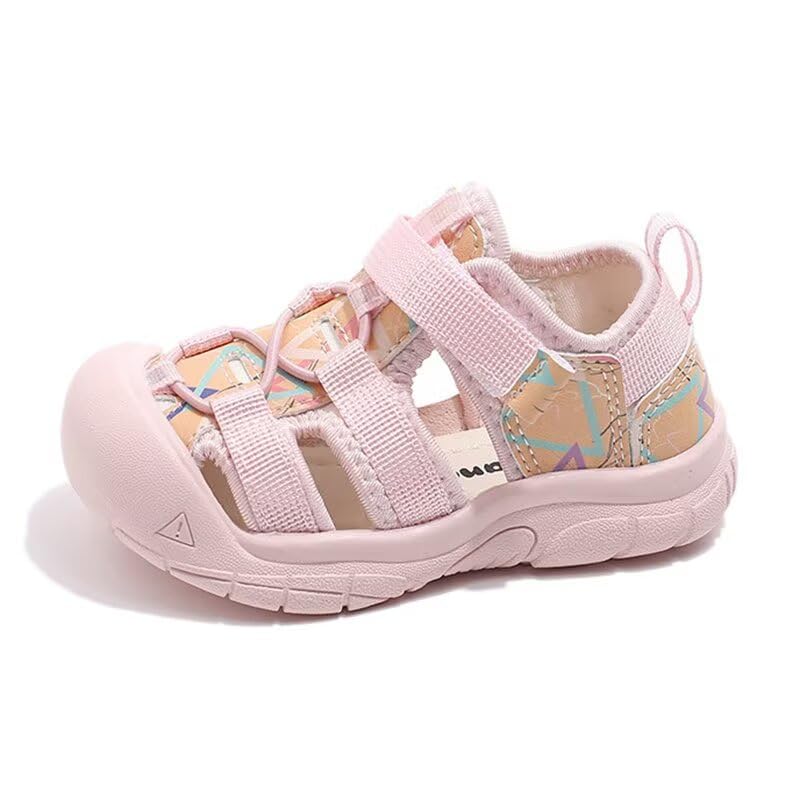 Kids Boy Girl Closed Toe Lightweight Sport Sandals for Summer Outdoor Walking Beach Aqua