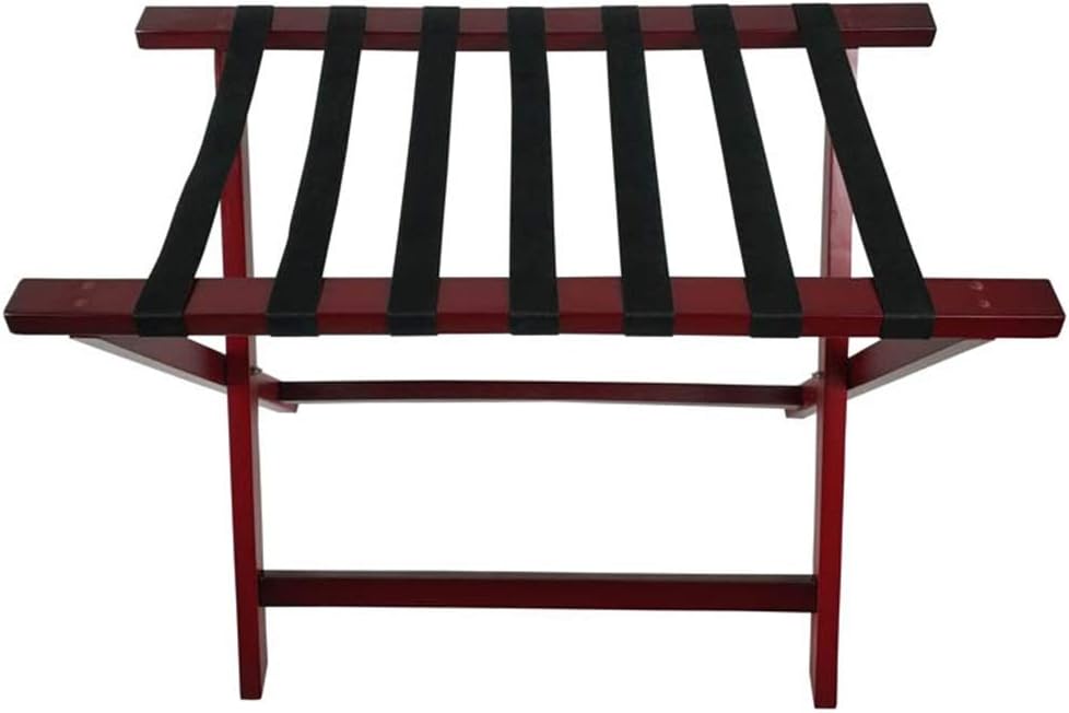 Luggage Bracket Solid Wood Folding Luggage Rack for Hotel Room Household (80 × 46 × 60CM)