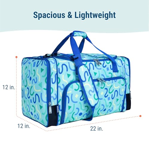 Image of Wildkin Kids Weekender Duffel Bag - Carry-On Size for School, Travel, & Sleepovers