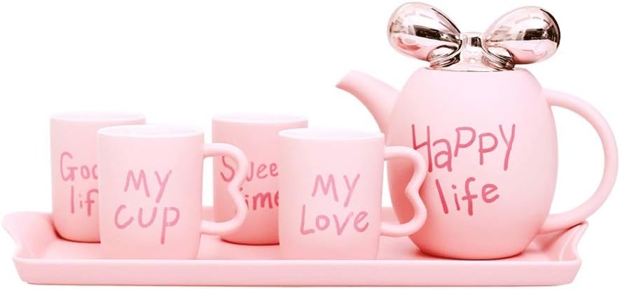 Bone China Afternoon Tea Set Home Office Drinkware Mug Large Capacity Teapot Coffee Cup