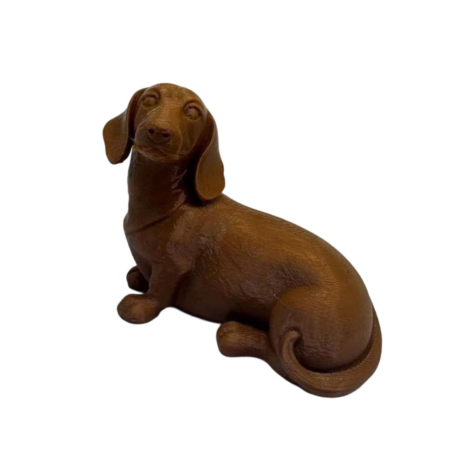 Shunzhong 3D Printed Dachshunds Figurines Collectibles Dachshunds Statue Dog Animal Sculptures Desktop Ornament for Home Decors Tabletop Ornament