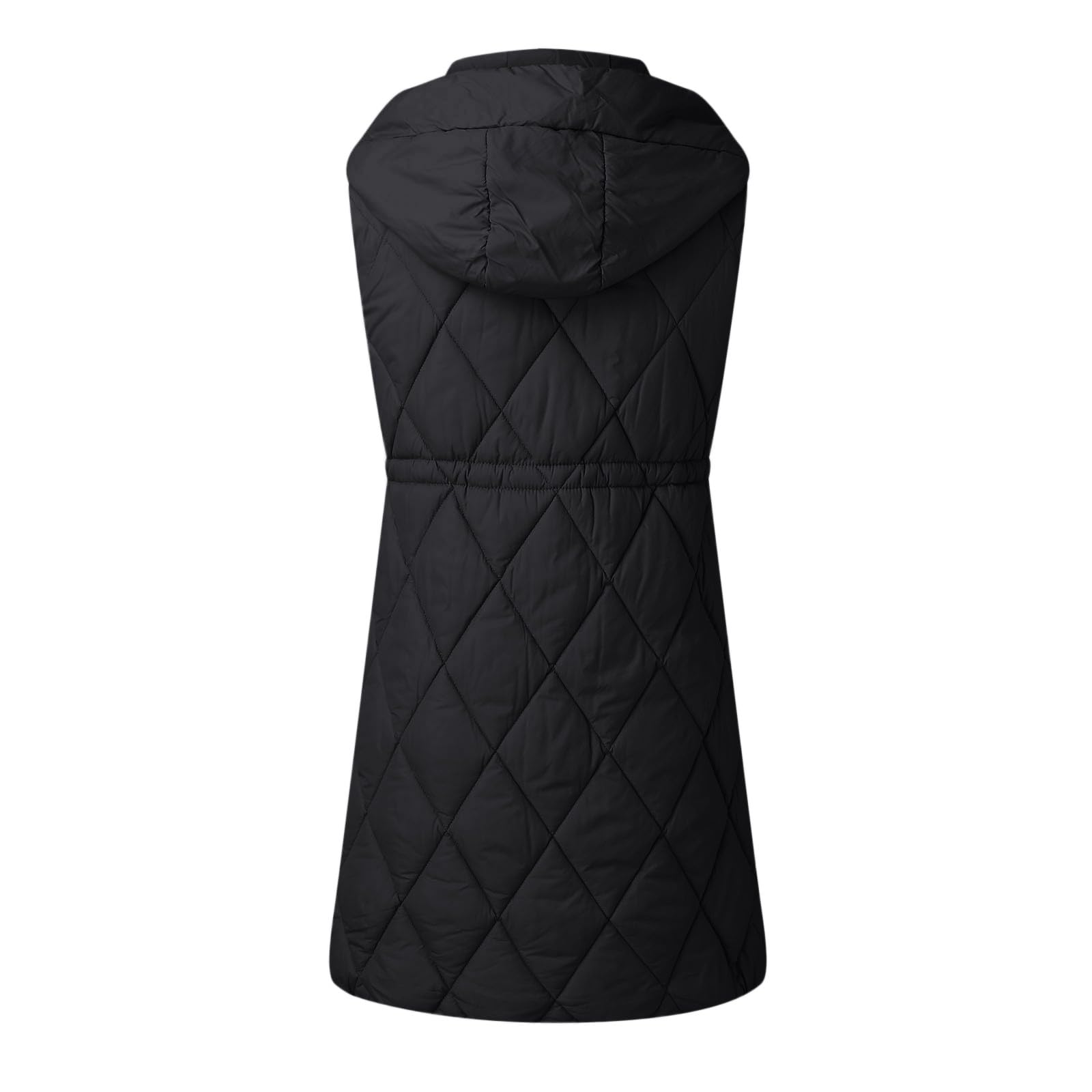 Chaqueta Mujer Abrigo Entretiempo Invierno Cazadora Plumiferos，Mujeres Otoño Reversible Sin Mangas Chaqueta Lana Cremallera Capucha Bolsillos Largo Caliente Invierno Abrigo Ropa Abrigada