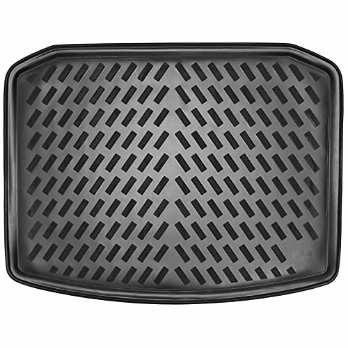 ELMASLINE 3D Kofferraumwanne für Skoda Karoq | Wichtiger Hinweis: Nur für vertiefter Ladeboden (Ohne Varioflex) - Nicht für Variabler Ladeboden