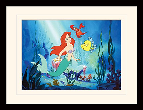 Arielさまオーダーページ Amazon.com: The Little Mermaid Ariel Mounted & Framed 30 x 40cm