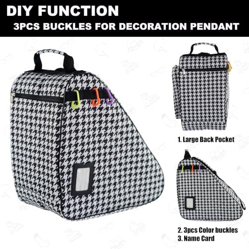 Image of HEXIFUL Skate Bag for Ice, Inline, Roller & Quad Skates - Kids & Adults