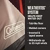 Coleman Skylodge Family Tent, Weatherproof XL Tent with Rainfly & Room Divider, Fits 4 Queen-Sized Airbeds, Made of PFAS-Free Materials