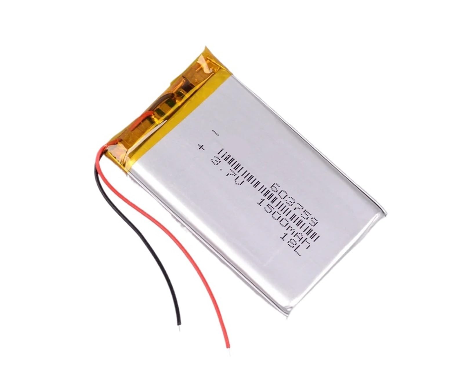 603759 3,7 V 1500 mAh 2 pièces