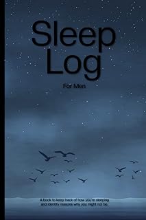 Sleep Log for Men: Mood and Sleep Tracker Log Journal