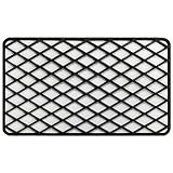 Tapis Deco 1740424 Tapis d'Entrée Rectangle PVC Noir 34 x 58 cm