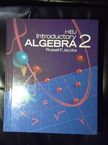HBJ introductory algebra 2 0153578513 Book Cover
