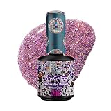 Pink Gellac Bedazzled Purple Semi permanentny lakier do paznokci 206 15 ml - łatwy w użyciu fioletowy żelowy lakier do paznokci - półtrwały łatwy do usunięcia - lakier żelowy wyprodukowany w Holandii