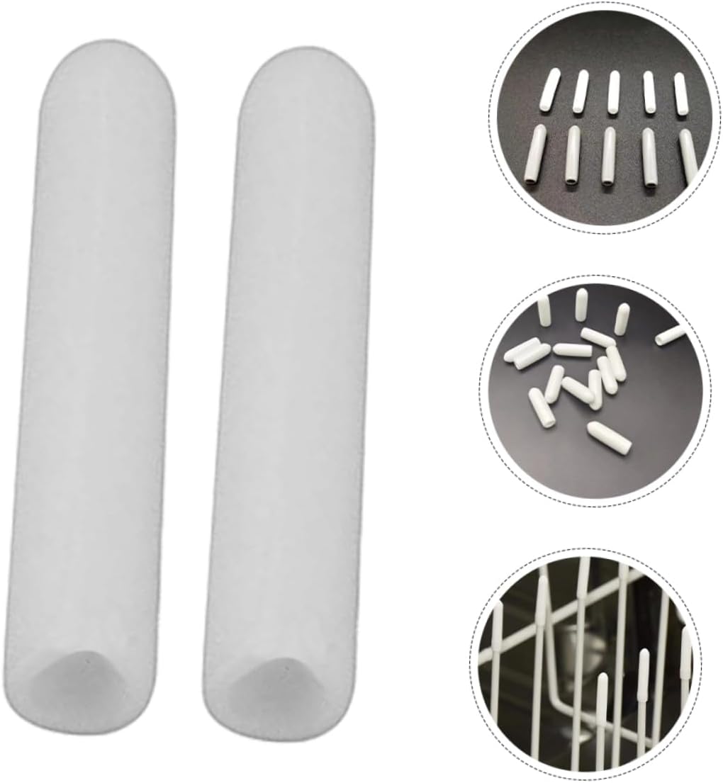 SHOWERORO 100pcs Dishwasher Rack Repair Caps Dishwasher Tine Prong End Cover Caps Hat Washer for Washing Machine Tableware Protection Versatile Use for Residential Commercial