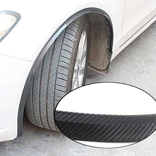 Heart Horse 117cm Car Fe-nder Flares Arch Wheel Eyebrow Auto Mudguard Fender Flare Wheel Lip Body Kit Protector Cover M-ud Guard Universal