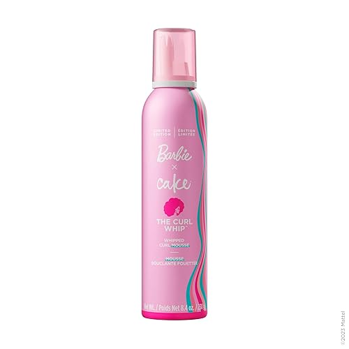 Cake Beauty Mousse Barbie Curl Whipped Curl Defining & Volumizing Mousse Aloe Vera y Vitamina E para un agarre flexible Mousse de rizos veganos