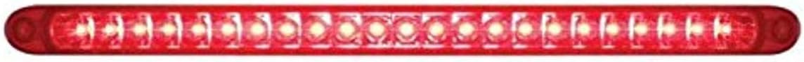 United Pacific 23 SMD LED 17 1/4" Reflector Stop, Turn & Tail Light Bar Only - Red LED/Clear Lens 37092B