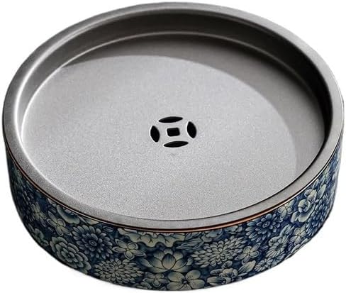 CHICKEN Tea Set Tea Tray Tea Tray Drain Dry Brewing Table Small Household Tea Table Tea Table Tea Tray, Pot Holder Round Tray Kung Fu Tea Set Tea Tray Tea Room Tray