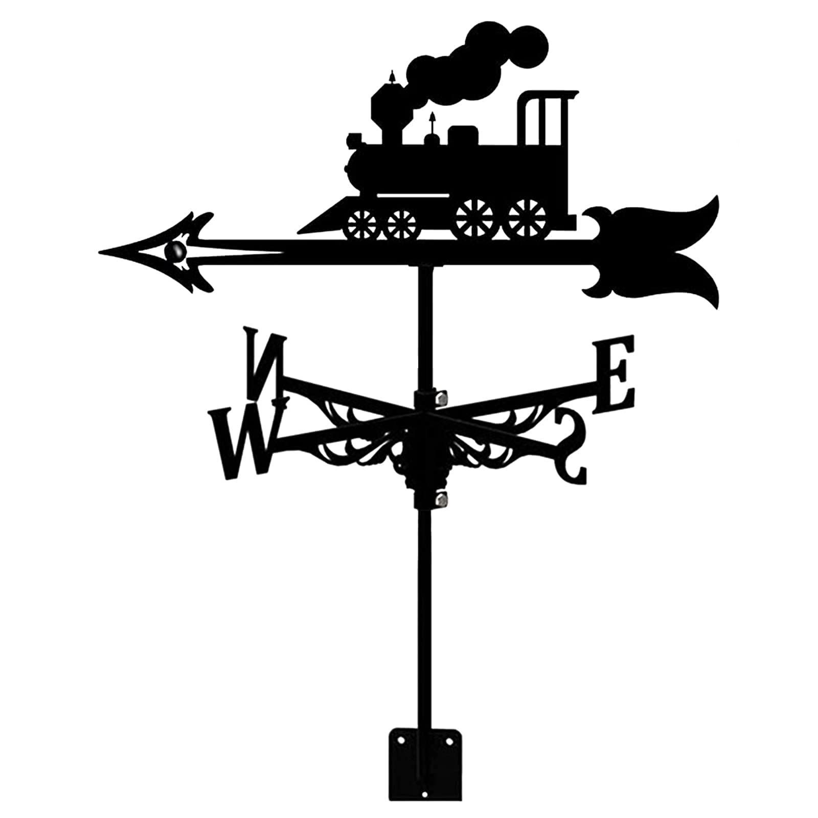 WIQUYBML Garden Weather Vanes Wind Vane with Coating Direction Indicator Weathercock Stainless Steel for Patio Yard Ornament