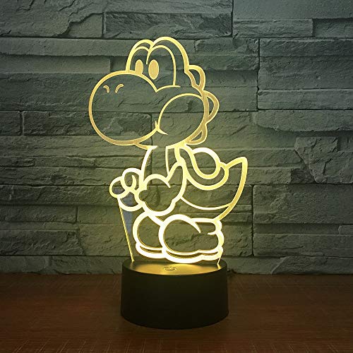 Preisvergleich Produktbild 3D Led Lampe Zeichentrickfiguren Spiel Nachtlicht, Visualisierung Amazing Touch Control Light 7 Farben Ändern Schreibtischlampen Für Kinderzimmer Decoration,Bestes Geburtstag Geschenke