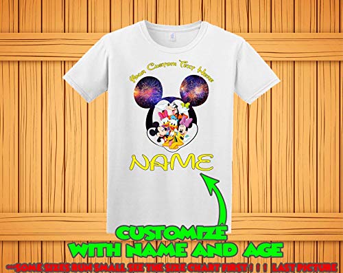Mickey Minnie Family Matching Shirts, Family Matching Custom T-Shirts, Family Vacation Shirts, Custom Personalized Shirt, Personalized Shirts For Family, #TOP3