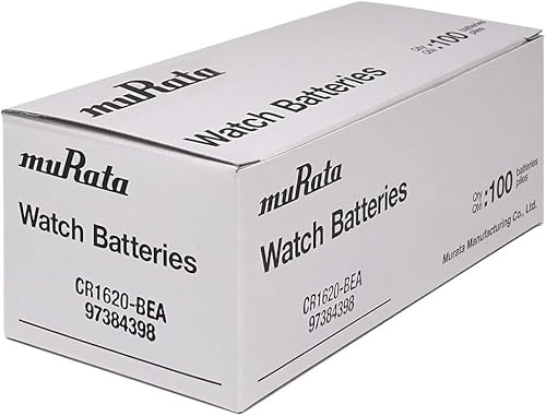 Miniatura 2 de Murata Batería CR1620 DL1620 ECR1620 3V Litio Moneda Celda (100 Baterías)