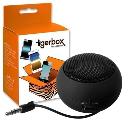 Shop4 Black Portable Mini Twist Speaker Pod for Apple iPod Classic