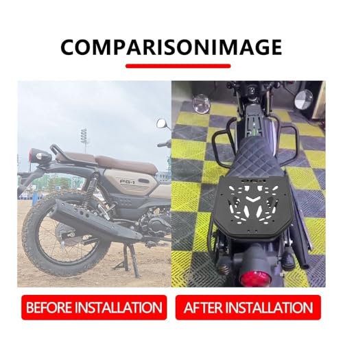 Boîte plaque inférieure support coffre pour moto PG-1 2025 - 7
