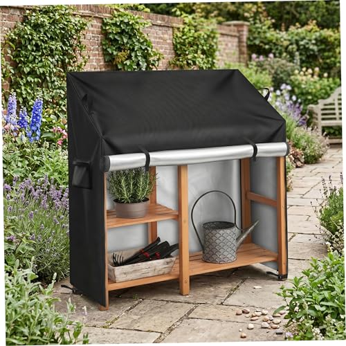Cubierta para gabinete de exterior impermeable y protector contra rayos UV de 48x45 pulgadas 5