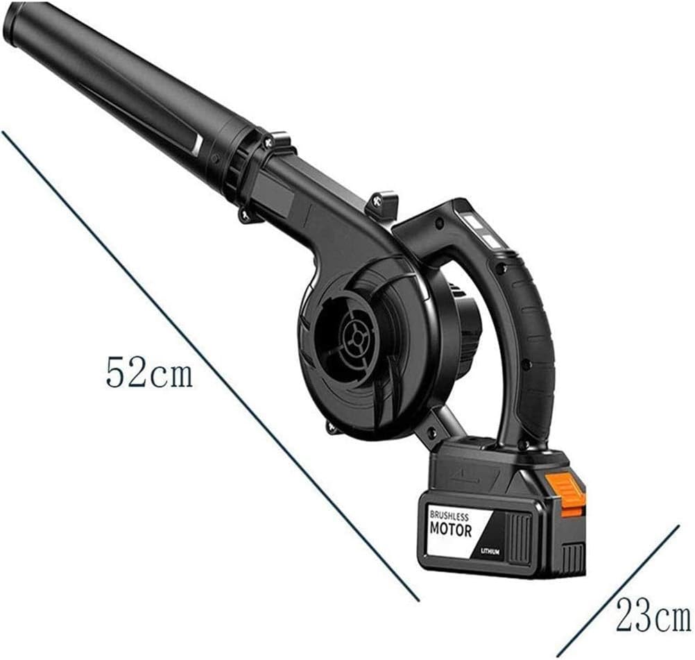 Convenient Cordless Leaf Blower, Electric Vacuum Turbine Blower 2-Speed Lightweight Perfect with Household Work (Size : Battery2) ()