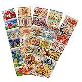 Ukrainisches Kunsthandwerk Eier-Dekor Folien Set „Blumen“ – Schrumpffolie für Ostereier – für 35 Eier – geeignet für gekochte, ausgeblasene, Styropor- & Kunststoff-Eier – Wetterfest (17.40.30.36.94)