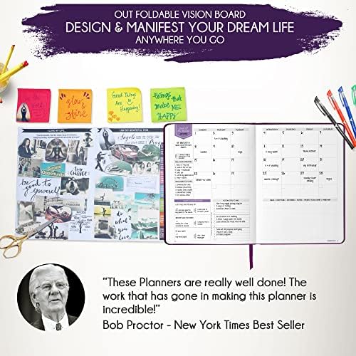Law of Attraction Life Planner - Weekly Planner to Increase Productivity & Happiness - Life Organizer, Gratitude and Journal