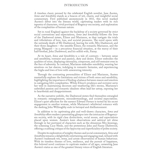 Image of Sense and Sensibility by Jane Austen | Classic Literature | Unabridged & Complete (256 Pages) | Paperback Edition with Premium Cover | Fiction Novel for Readers of All Ages (Classic Novels)