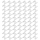 500pcs Welding Rods, Upgrade Pre Cut Hot Staple Repair Machine Plastic Welding Hot Stapler Car Auto Bumper Repair (0.6mm Outside Corner)